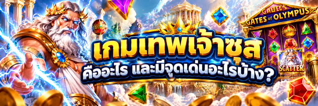 เกมเทพเจ้าซุส คืออะไร และมีจุดเด่นอะไรบ้าง?