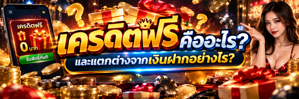 เครดิตฟรี คืออะไร และแตกต่างจากเงินฝากอย่างไร?