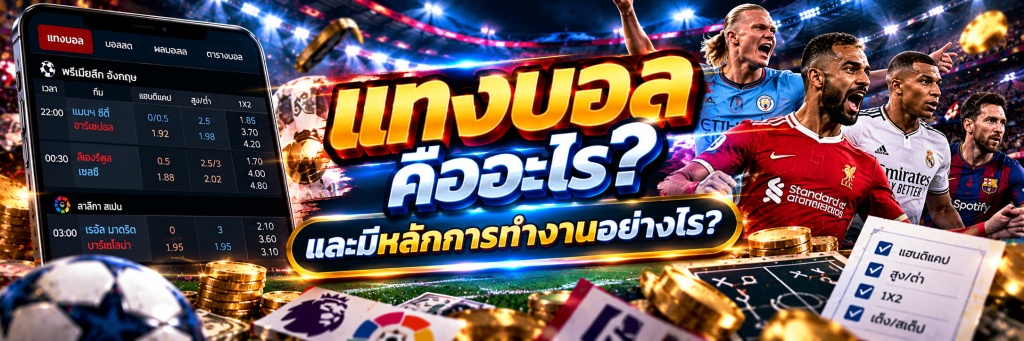 แทงบอล คืออะไร และมีหลักการทำงานอย่างไร?